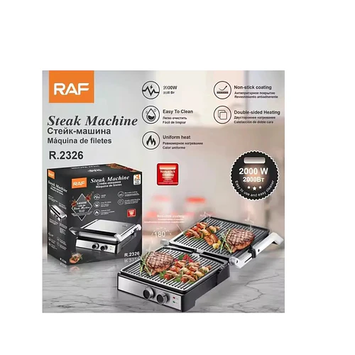 Maquina De Bistec Grill 200w Raf R2326