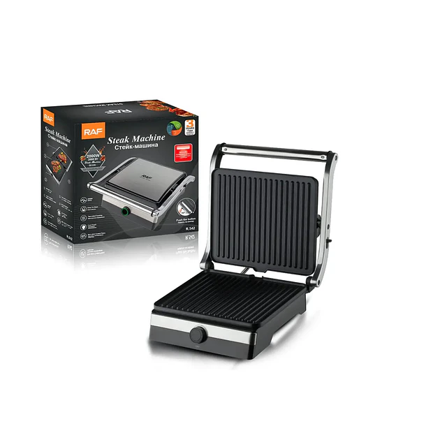 Asador Sartén Eléctrico Plancha Parrilla 2000w Raf  R542  6