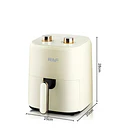 Freidora De Aire Eléctrica Multiproposito R5237 3lts Blanco 2