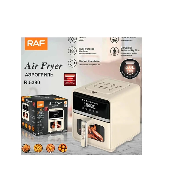 Air Fryer 5l Freidora De Aire Raf 1400w R.5390 Color Nude 4