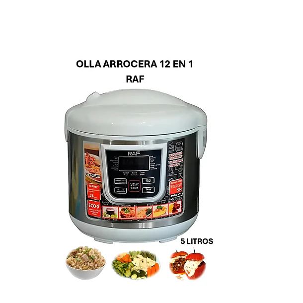 Arrocera Eléctrica Raf R.166 900w Vapor 12 Funciones  6