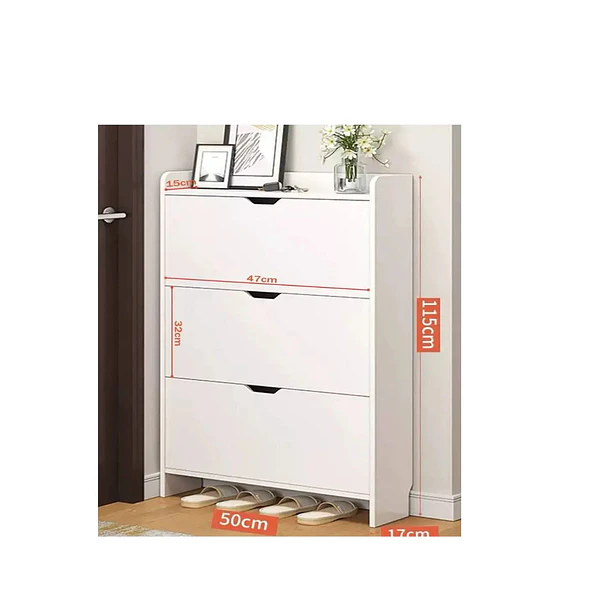 Organizador Mueble Zapatero Cajonera Para Zapatos 3 Niveles  4