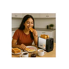 Tostador De Pan Raf 2 Rebanadas Acero Inoxidable 650w 3