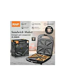 Sandwichera Antiaderente 1000w 2 Panes Negro R2580S 2