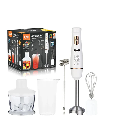 Batidor De Mano 5en1 300w Espumador Picador Batidor 