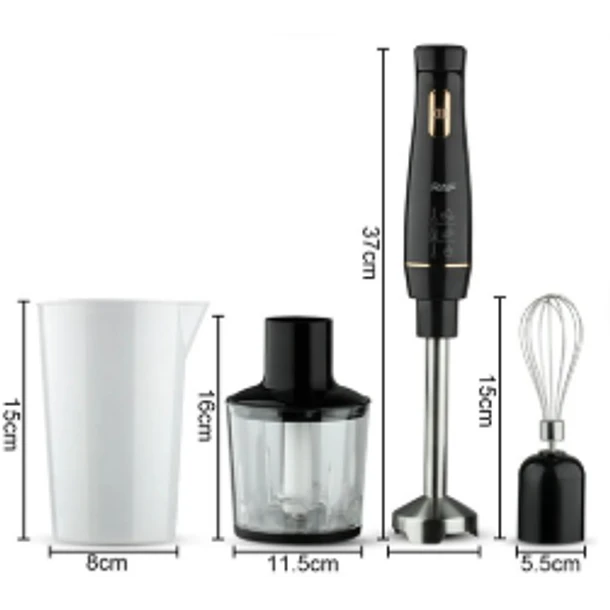 Batidor De Mano 5en1 300w Espumador Picador Batidor  5