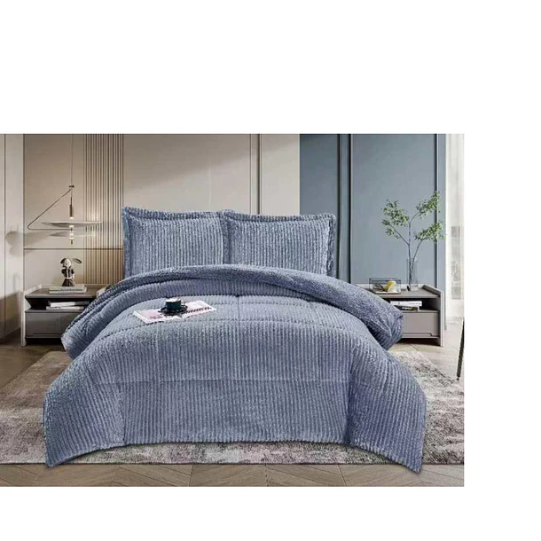 Cobertor Con Chiporro De 2 Plazas + 2 Fundas 230x250cm 100% POLIESTER 2