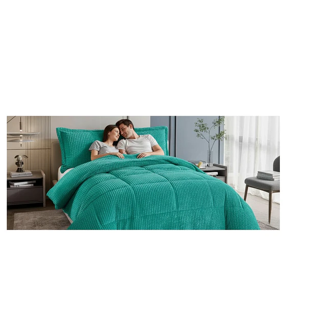 Cobertor Con Chiporro De 2 Plazas + 2 Fundas 230x250cm 100% POLIESTER 7
