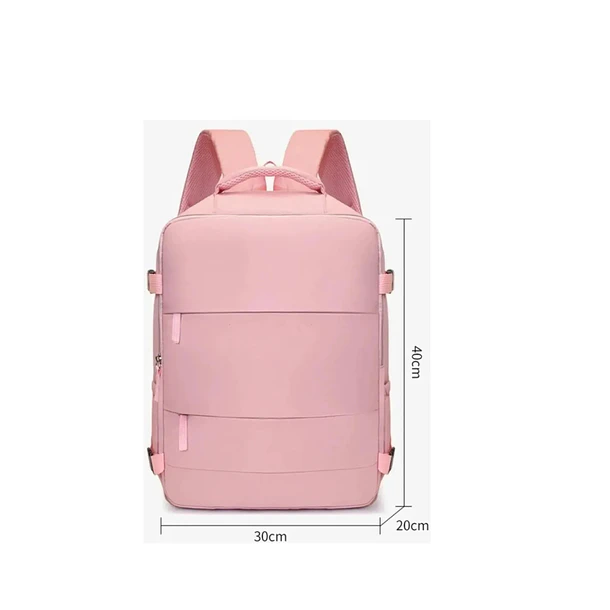 Mochila Viral Tiktok 35l Cabina De Viaje Avión Expandible 4