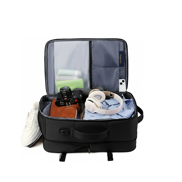 Mochila Viral Tiktok 35l Cabina De Viaje Avión Expandible 5