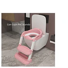 Asiento de Entrenamiento para Baño para Niños con Escalera Antideslizante, Taburete Plegable Infantil  7