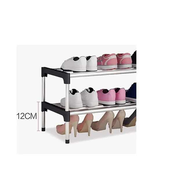 Mueble Zapatero Organizador Racks Zapatero Armable Negro 3