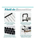 Mueble Zapatero Organizador Racks Zapatero Armable Negro 5