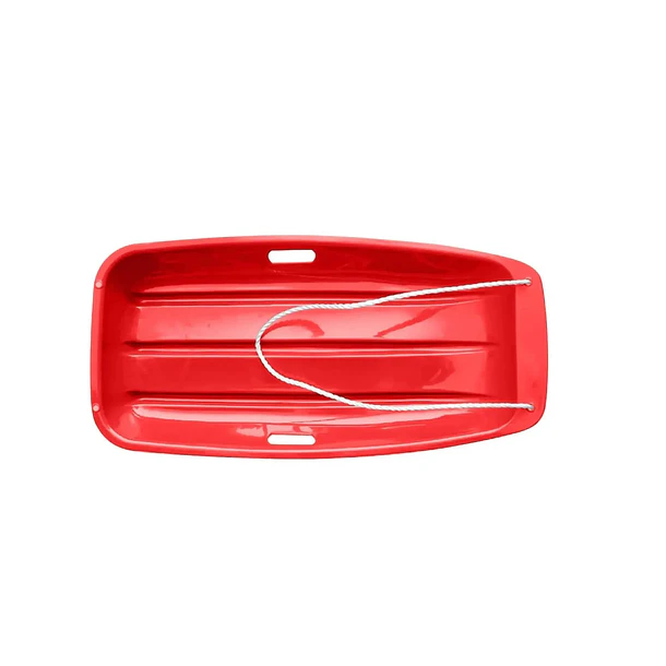 Trineo De Nieve 65x38x10cm Reforzado Con Cuerda Rojo pequeño 5