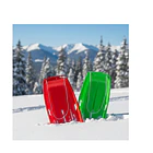 Trineo De Nieve 65x38x10cm Reforzado Con Cuerda Rojo pequeño 12