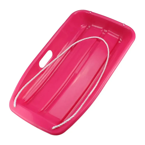 Trineo De Nieve 65x38x10cm Reforzado Con Cuerda Rojo pequeño 20