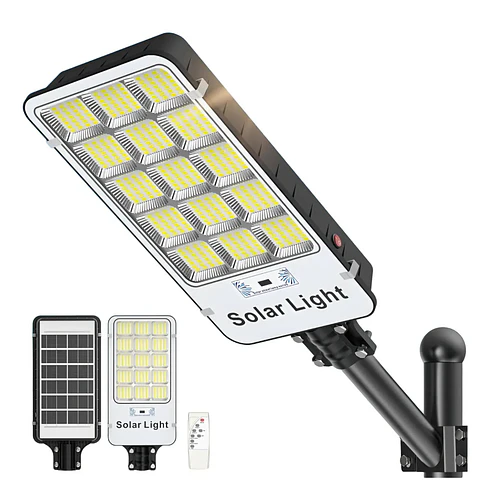 Foco Solar Led 3000w Exterior Panel Integrado/control Remoto