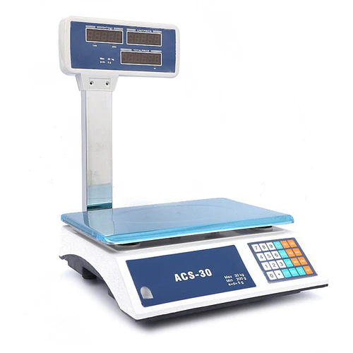Balanza Comercial Digital Acs-30 Hasta 40 Kg Con Visor Alto