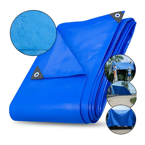 Lona Multiuso Carpa Impermeable De 3x4 Metros Azul