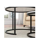 Mesa De Centro Auxiliar Doble Melamina 70x50cm  2