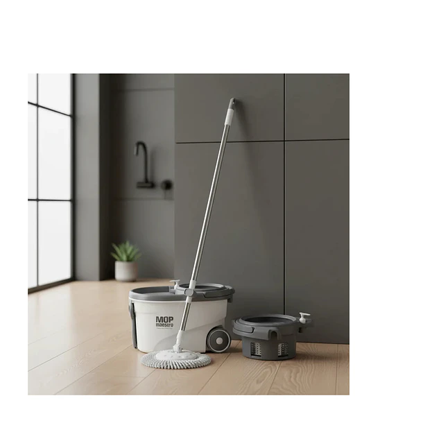 Trapero Mopa Giratoria Trapeador Balde Centrifugo 360 5