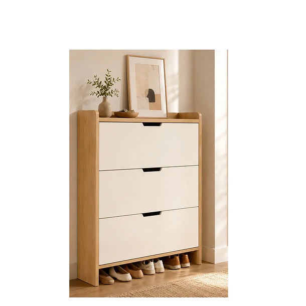 Zapatero Recibidor Mueble Organizador Para Zapatos Cajonera 3
