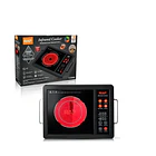 Cocina Infrarroja Eléctrica RAF R.8046 1 Quemador Pantalla LED Negra 1