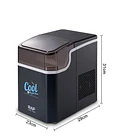 Fabricadora De Hielo Eléctrica Raf - Gris 2