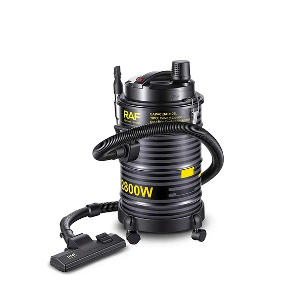 Aspiradora Potent Tambor Polvo Liquido 2800w Industrial 25l 2