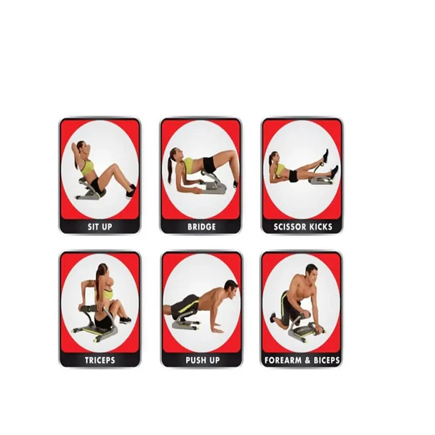 Máquina Ejercicios Six Pack Care 6 en 1 Negro Plegable 6 kilos  3