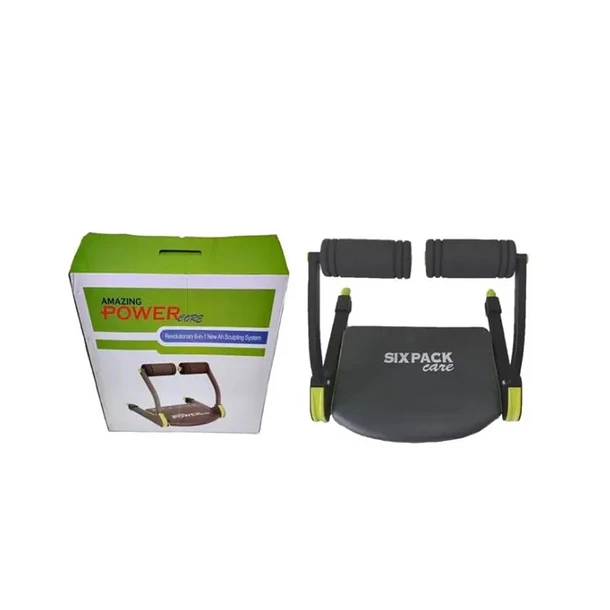 Máquina Ejercicios Six Pack Care 6 en 1 Negro Plegable 6 kilos  6