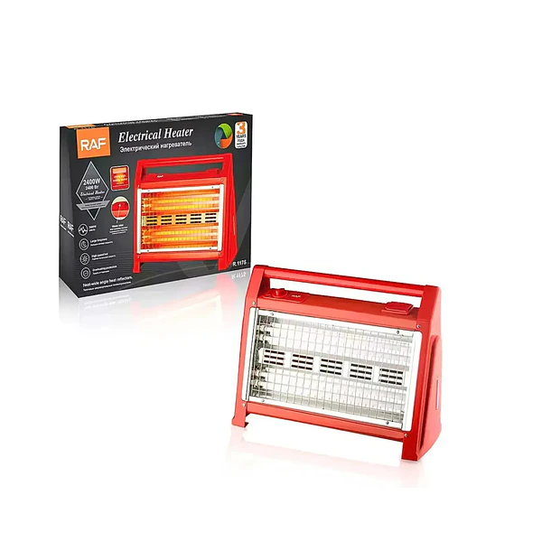 Calefactor Cuarzo Eléctrico Estufa Gradual 2400w Clásica 1