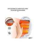 Calefactor Eléctrico Raf Quartz Heater 800W Blanco Oscilación 4