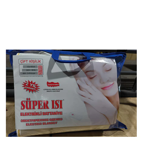 Calienta Cama Blanco  2 Plazas 120 x160 Cm Regulable