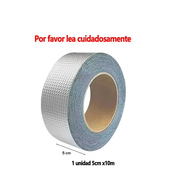 Cinta Sellador Adhesivo Techo Gotera Impermeable 5cm X 10m 2