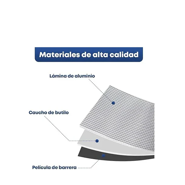  Cinta Sellador Adhesivo Techo Gotera Impermeable 10cm X 10m 2
