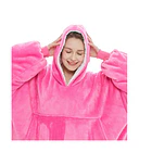 Poleron Sherpa Invierno Capucha Chiporro Largo Frio Mujer 8