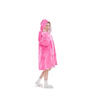 Poleron Sherpa Invierno Capucha Chiporro Largo Frio Mujer 9