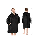 Poleron Sherpa Invierno Capucha Chiporro Largo Frio Mujer 16