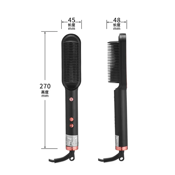 Cepillo  Eléctrico Para Alisar El Cabello Rizador control friz  5
