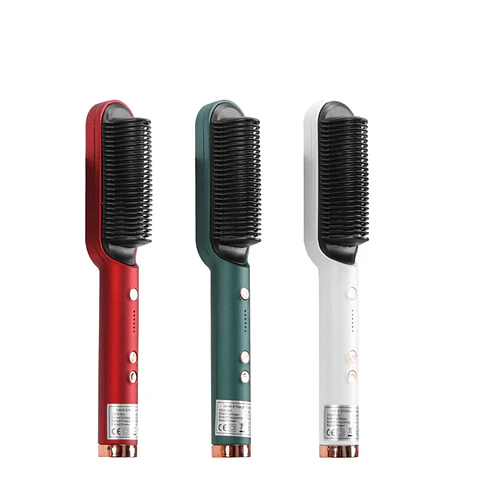 Cepillo  Eléctrico Para Alisar El Cabello Rizador control friz 