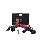 Amoladora Angular Con Batería Importway De 21 V Con Funda Rojo 2