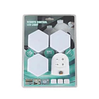 Luces Led Hexagonales Inalámbricas Packx3 Con Control Remoto 2