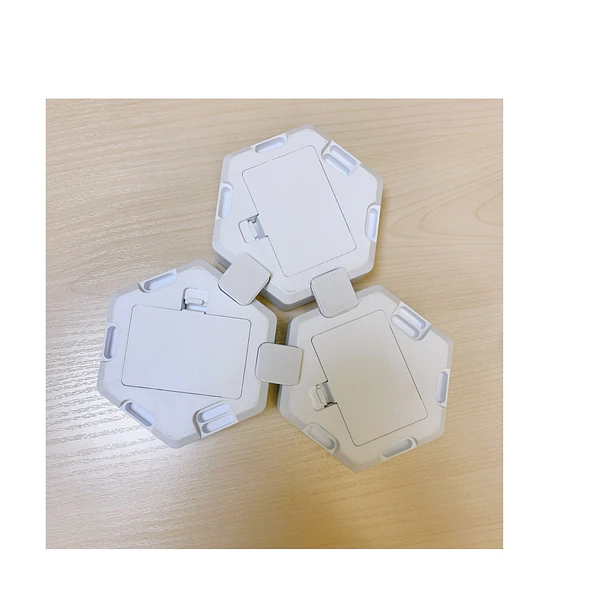 Luces Led Hexagonales Inalámbricas Packx3 Con Control Remoto 5