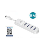 Alargador Eléctrico De 4 Tomas 5 Metros Certificada Sec 4
