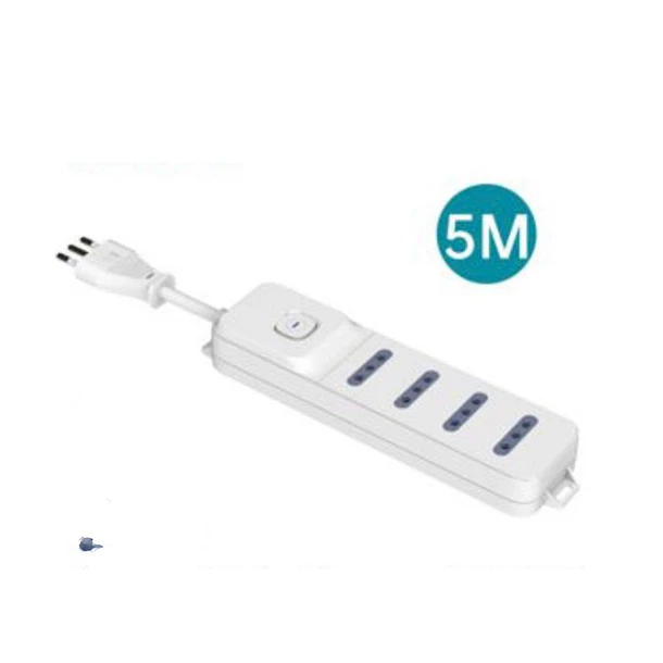 Alargador Eléctrico De 4 Tomas 5 Metros Certificada Sec 1