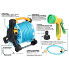 Kit Juego De Manguera Portátil 15m Con Carrete Y Pistola 4