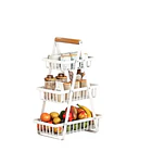 Frutero De Mesa Canasto Para Frutas Cocina Hogar 3 Niveles 1