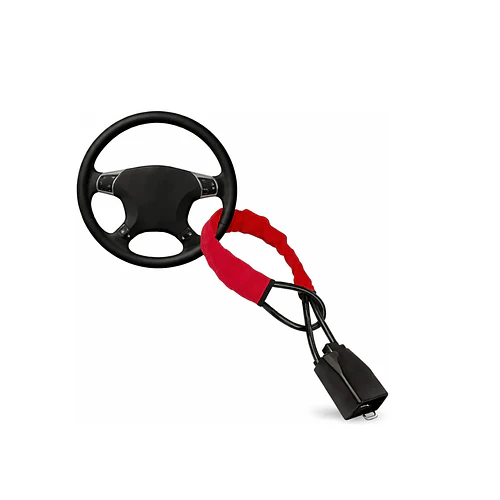 Traba Volante Auto Antirrobo Universal Seguridad Cinturón 