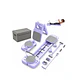 Tabla De Pilates Lhanel, Set De Pilates Reformer, Multiusos
